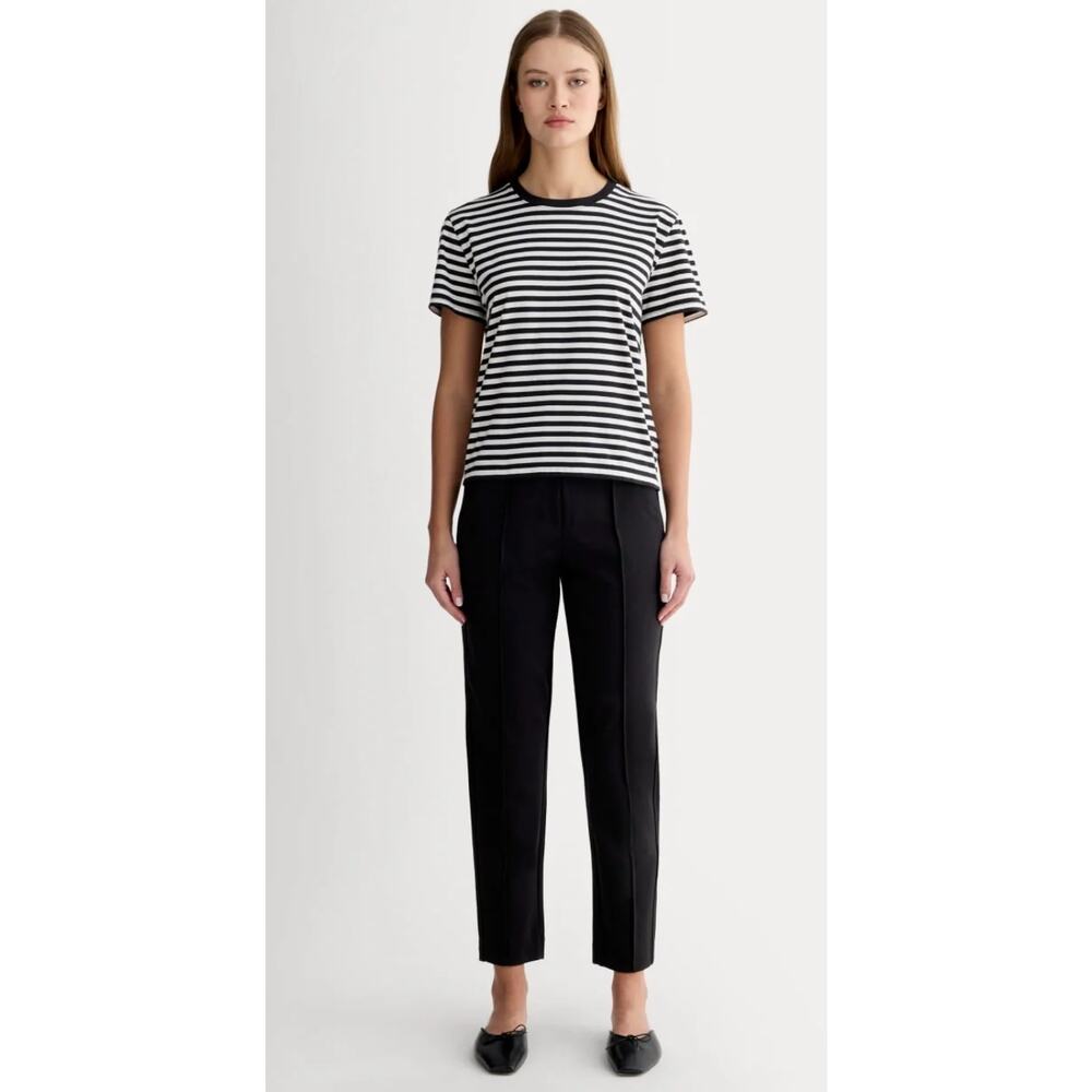 Everlane Women The Dream Black Pleated  Pants Trousers Sz 2 Classic Careercore